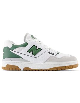 Zapatillas New Balance 550 blancas con verde