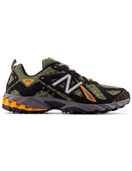 Zapatillas New Balance 610 verdes con naranja