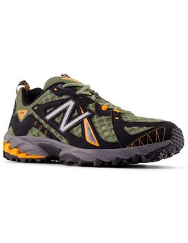 Zapatillas New Balance 610 verdes con naranja