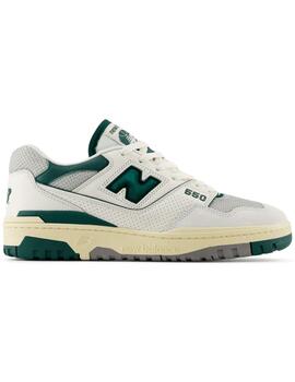 Zapatillas New Balance 550 blancas con verde