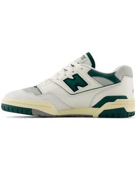 Zapatillas New Balance 550 blancas con verde