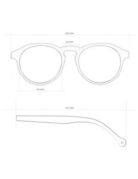 Gafas Parafina Pazo Matte Honey Pepper Green