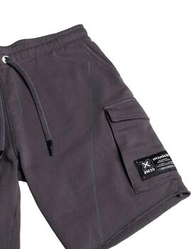 Pantalón corto Munich Camp gris oscuro