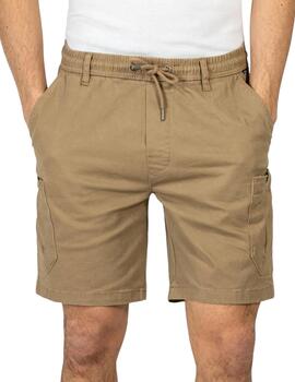 Pantalón corto Reell camel para hombre