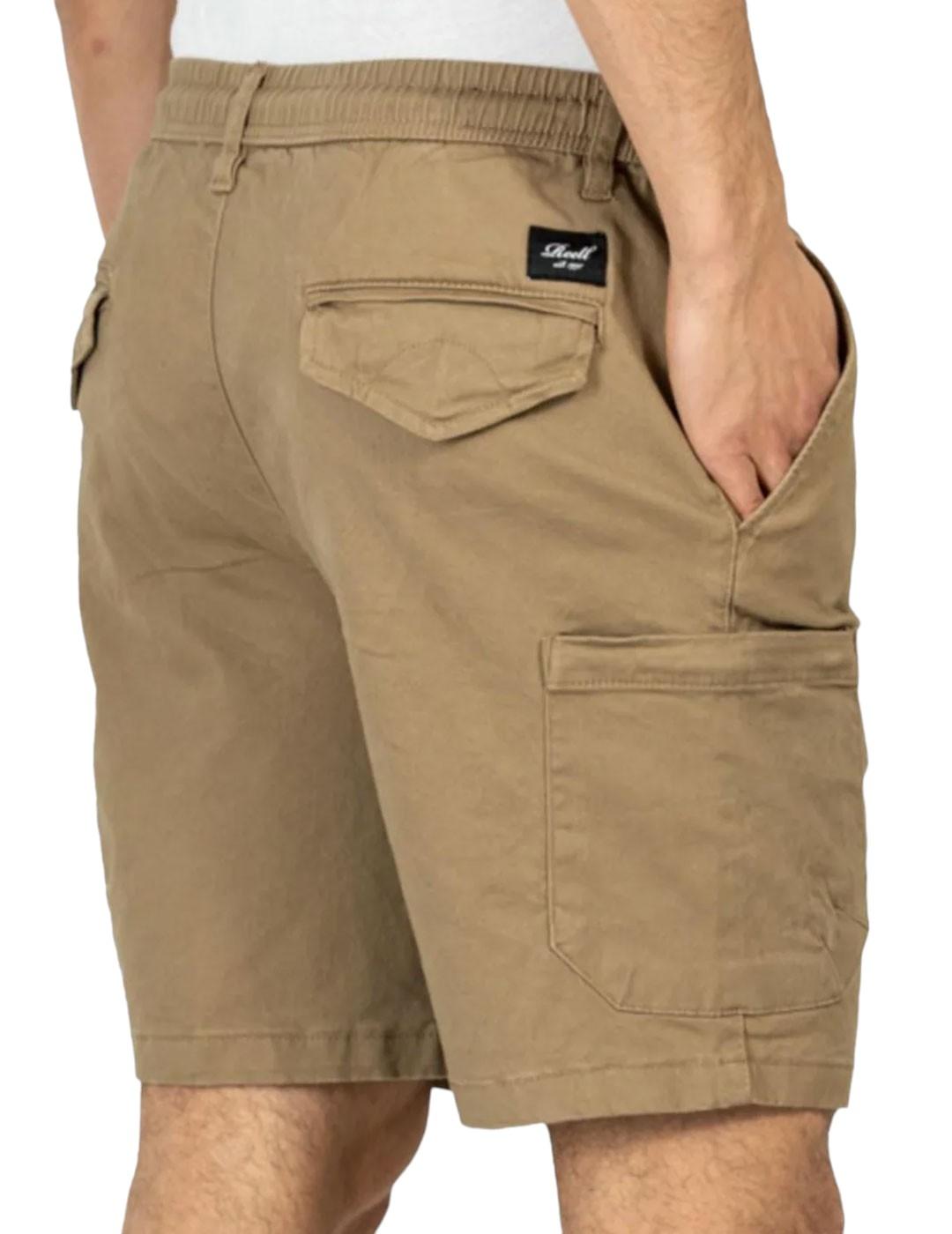 Pantalón corto Reell camel para hombre