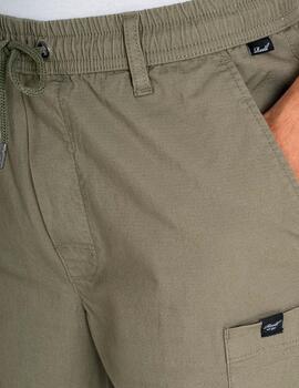 Pantalón corto Reell verde oliva para hombre