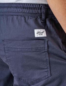 Pantalón corto Reell azul marino de tela fina