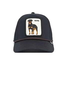 Gorra Goorin Bros sin rejilla Rottweiler negra