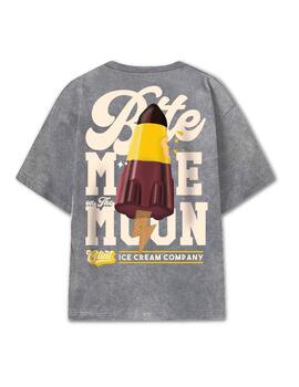 Camiseta Glint gris helado colajet