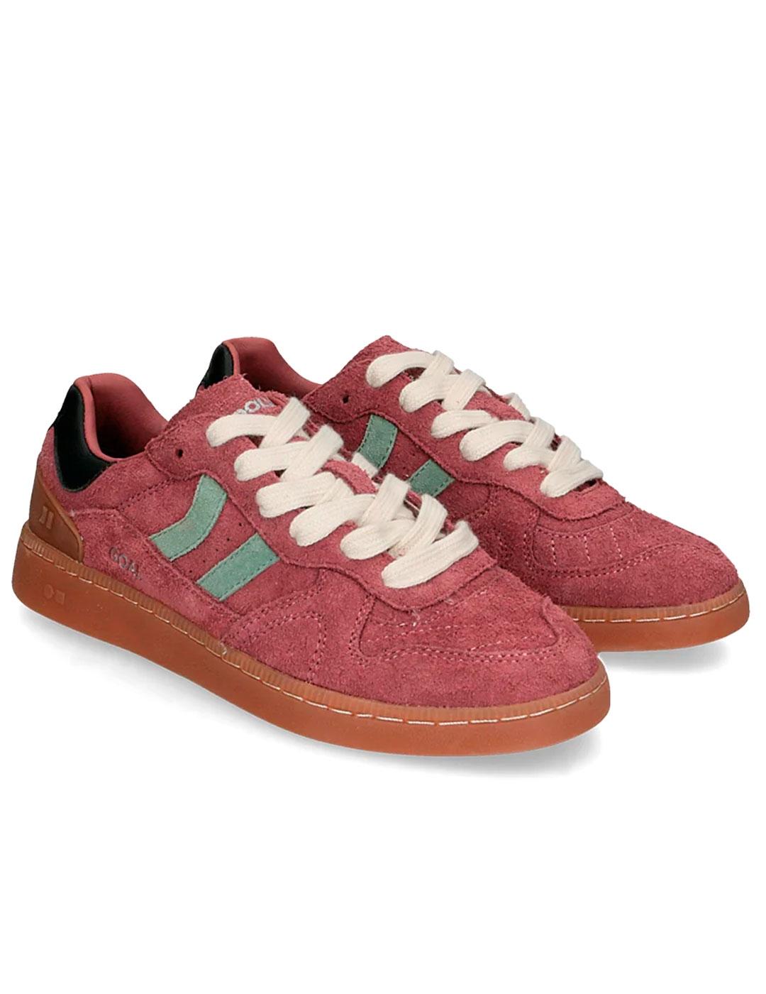 Zapatillas Coolway Goal color vino para chica