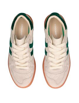 Zapatillas Coolway Goal blancas de piel