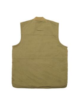Chaleco Caterpillar oversized verde oliva