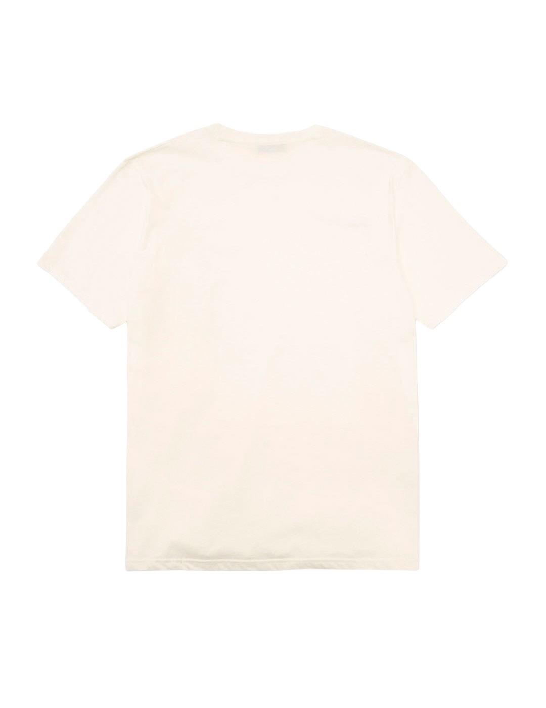 Camiseta Caterpillar blanca con bolsillo