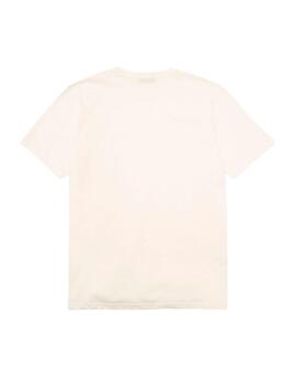 Camiseta Caterpillar blanca con bolsillo