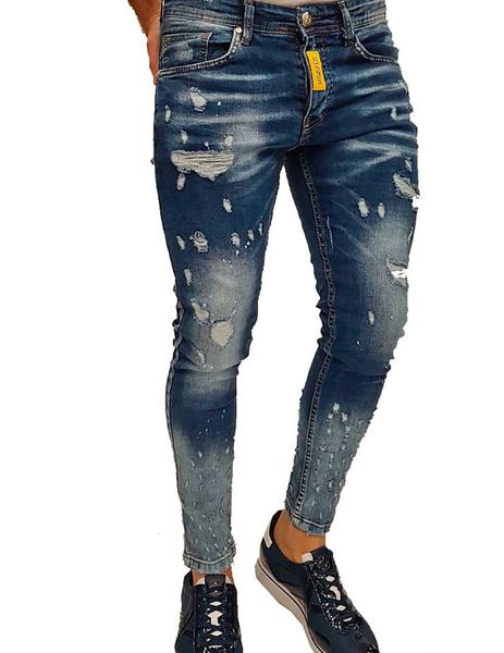 Vaqueros super hotsell skinny hombre rotos
