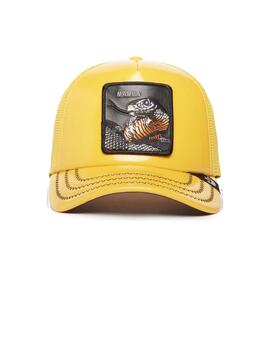 Gorra Goorin Bros amarilla Mamba negra