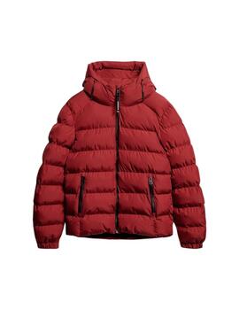 Plumas Superdry granate para hombre