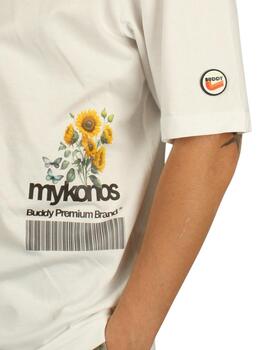 Camiseta Buddy Mykonos blanca