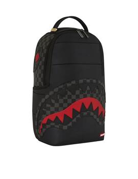 Mochila Sprayground Black Puffer Grey Check