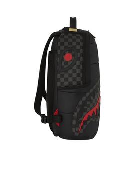 Mochila Sprayground Black Puffer Grey Check