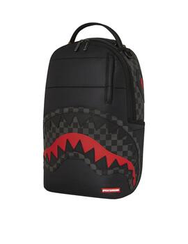 Mochila Sprayground Black Puffer Grey Check