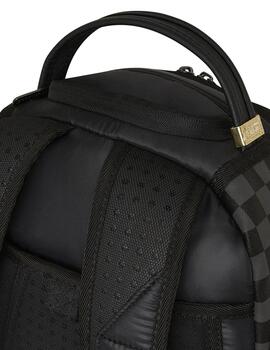 Mochila Sprayground Black Puffer Grey Check