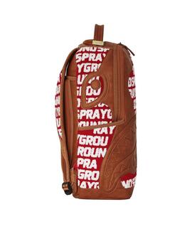 Mochila Sprayground de piel con tejido toalla