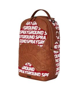 Mochila Sprayground de piel con tejido toalla