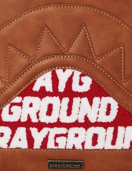 Mochila Sprayground de piel con tejido toalla