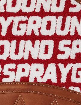 Mochila Sprayground de piel con tejido toalla