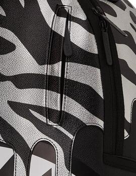 Mochila Sprayground Drip Zeb plateada