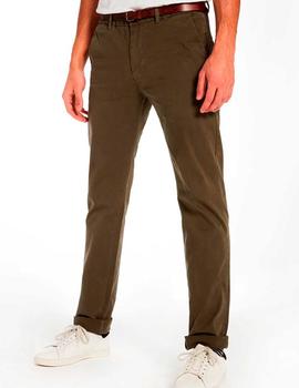 Pantalón vestir Scotch and Soda verde para hombre