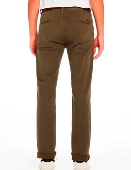 Pantalón vestir Scotch and Soda verde para hombre