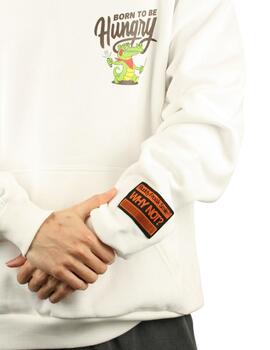 Sudadera Buddy Croco blanca