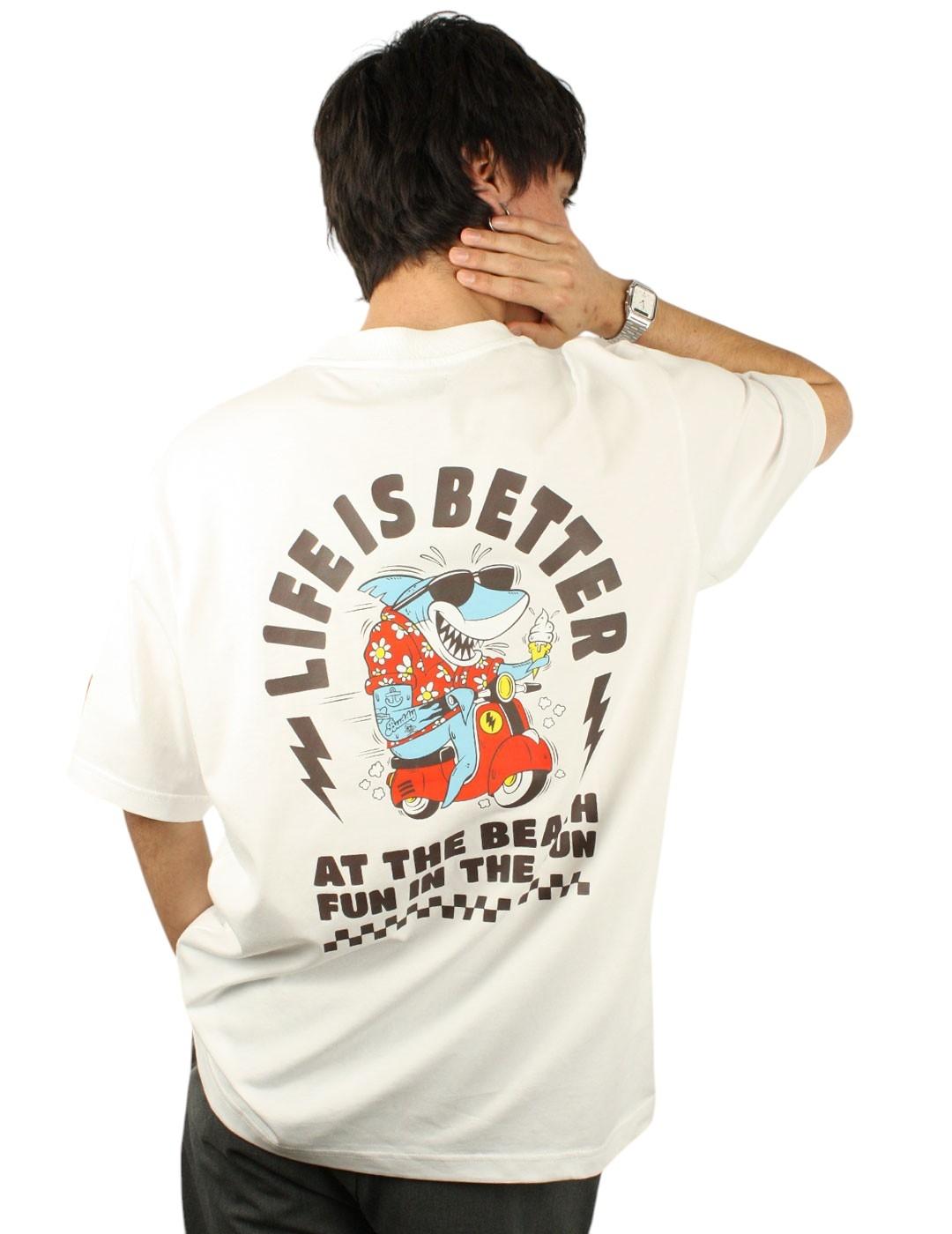 Camiseta Buddy Shark blanca