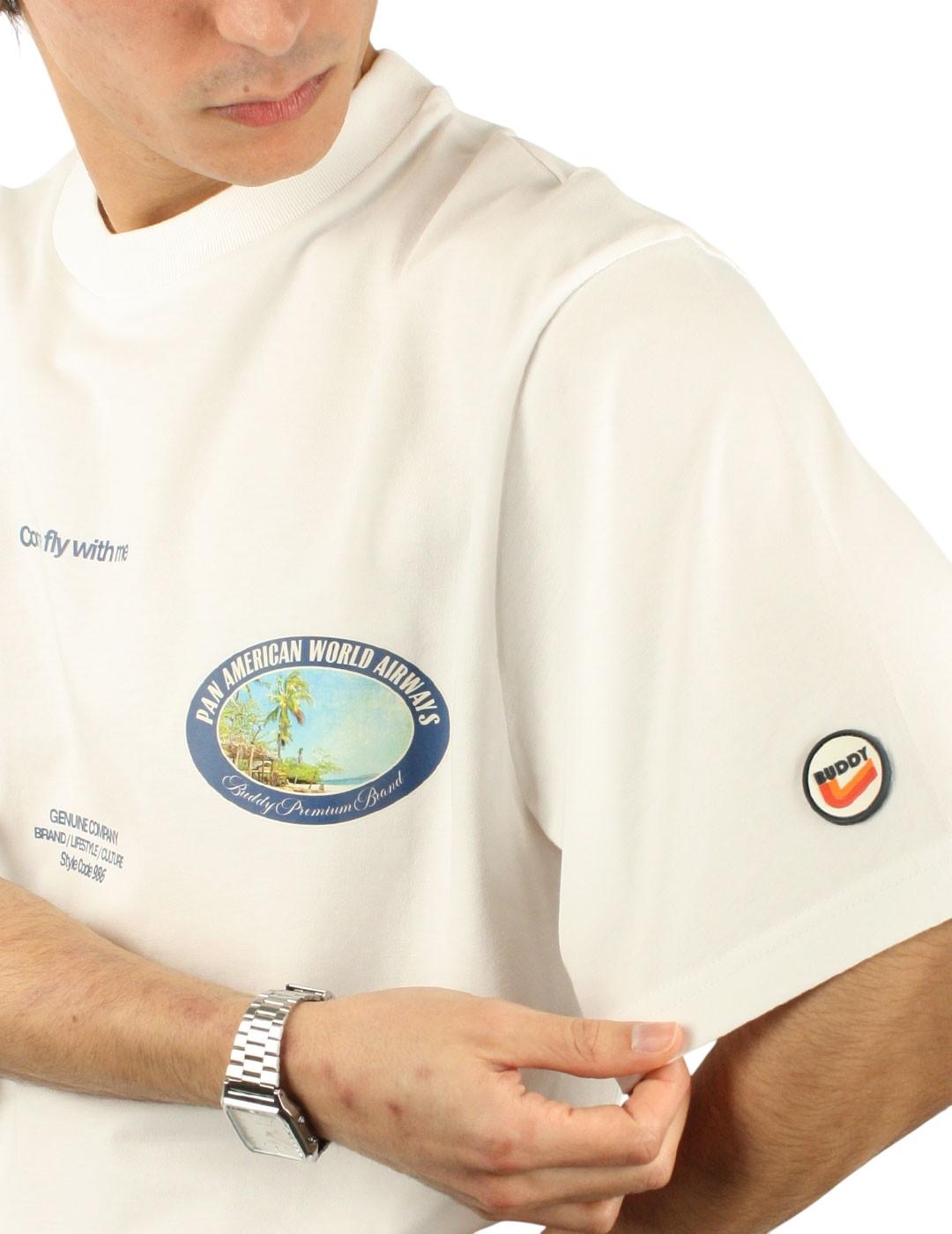 Camiseta Buddy Old Basic blanca