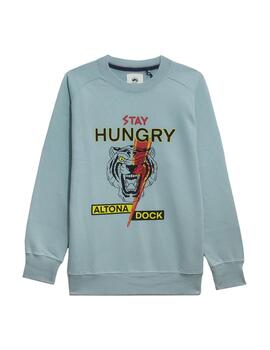 Sudadera Altona Dock Stay Hungry gris