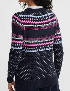 Jersey Oslo Fairisle estampado para mujer