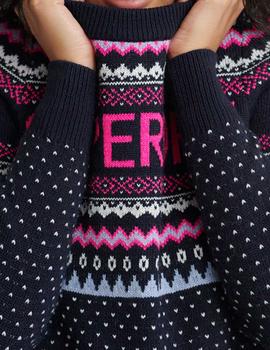 Jersey Oslo Fairisle estampado para mujer