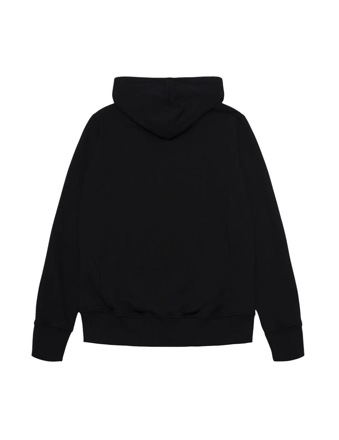 Sudadera cremallera Caterpillar negra