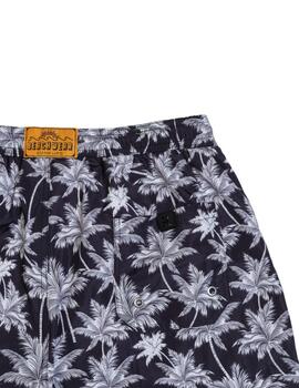 Bañador Gianni Lupo Negro Palmeras