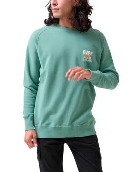 Sudadera surf Altona Dock verde para hombre