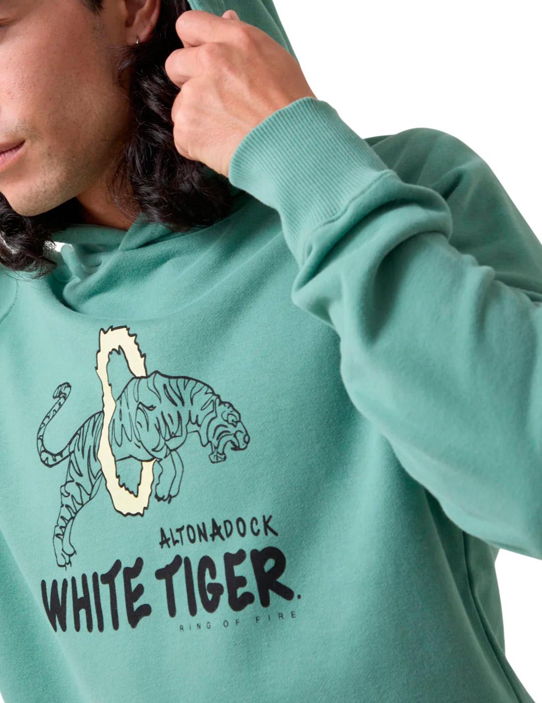 Sudadera Altona Dock Tiger verde