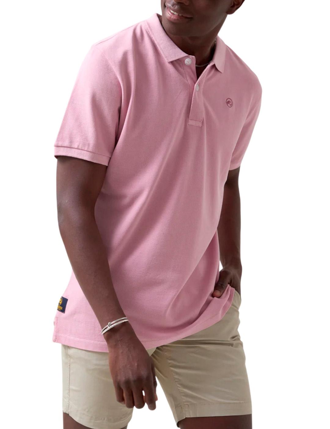 Polo básico Altona Dock rosa