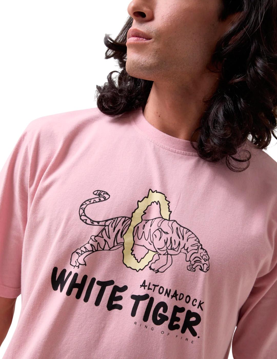 Camiseta Altona Dock tigre rosa