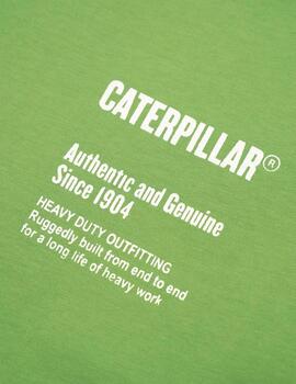 Camiseta oversized Caterpillar Genuine verde