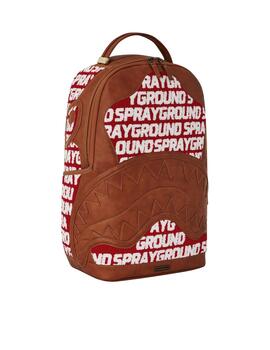 Mochila Sprayground de piel con tejido toalla