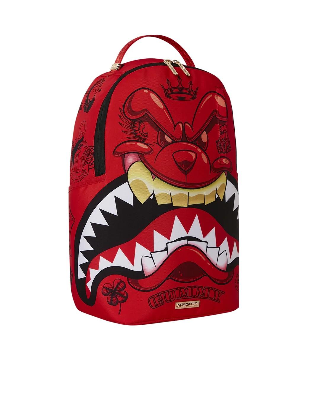 Mochila Sprayground Diablo Big Mean Bite roja