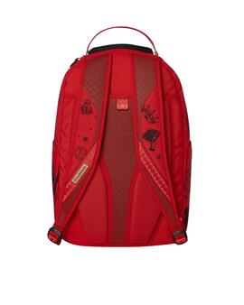 Mochila Sprayground Diablo Big Mean Bite roja
