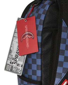 Mochila Sprayground Midnight Sip de cuadros azules